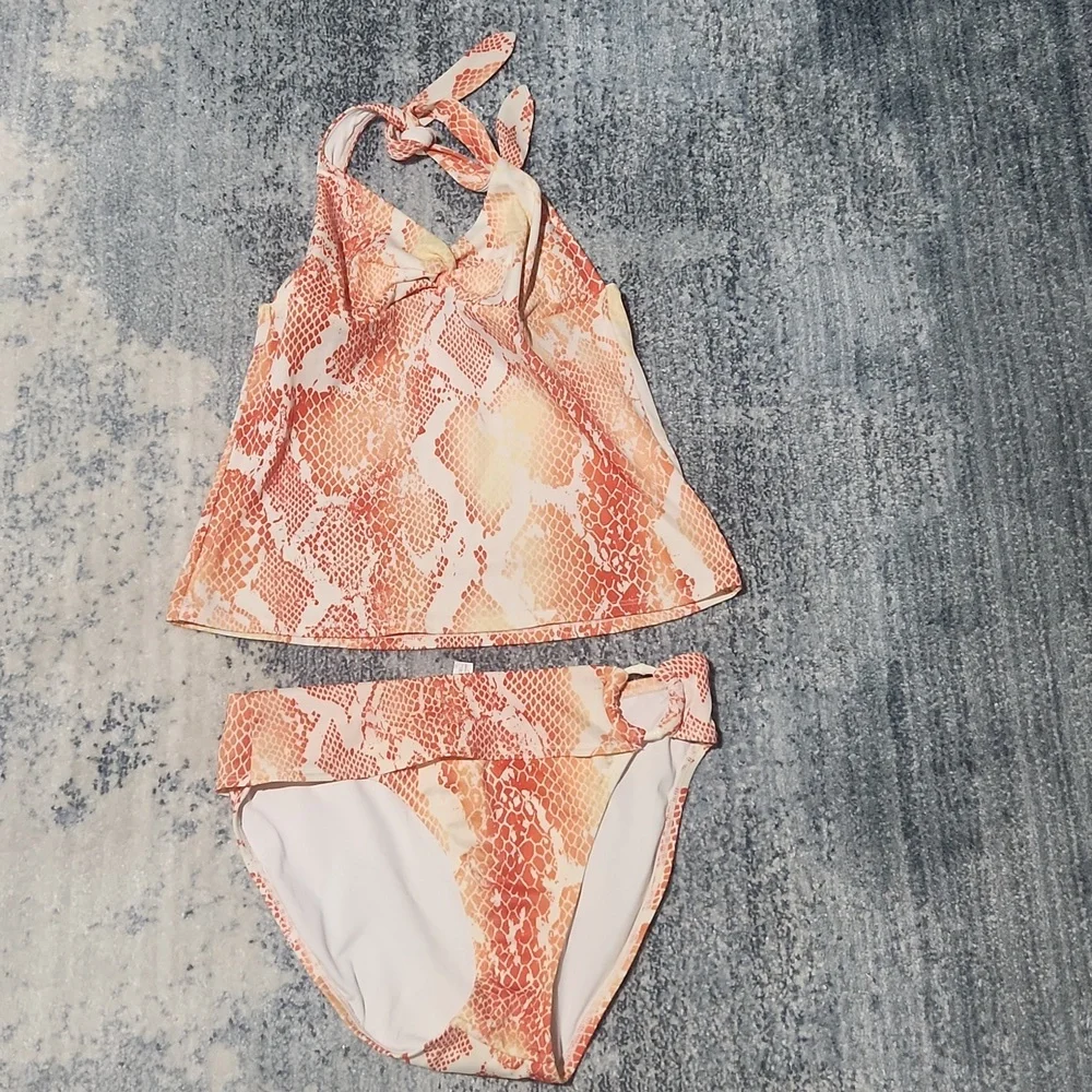 Victoria Secret Tankini Top and Briefs Swim Set - Coral Snake Print Size M. - Picture 7 of 7